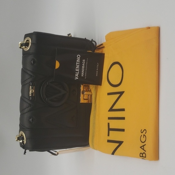 1340- Valentino Posh by Mario Valentino Made In Italy Italian Leather NWT - Picture 6 of 13